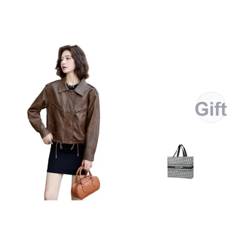 PIERRE CARDIN Кожа Куртка Женская