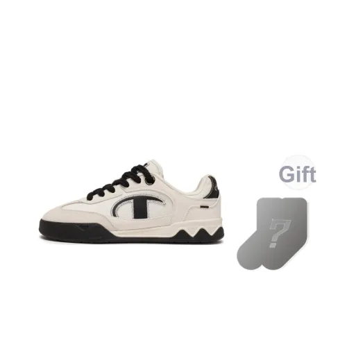 Champion Low Top Скейтборд Кроссовки Женские Молочно-белый Черный