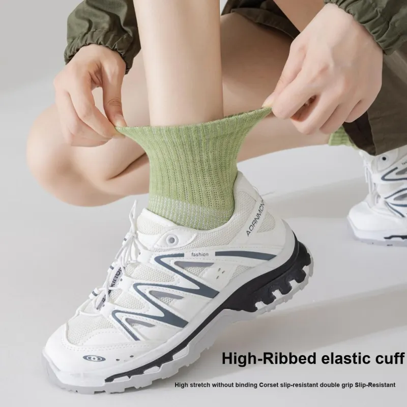H YXIANG Ankle Socks Women's 5 Pack-3