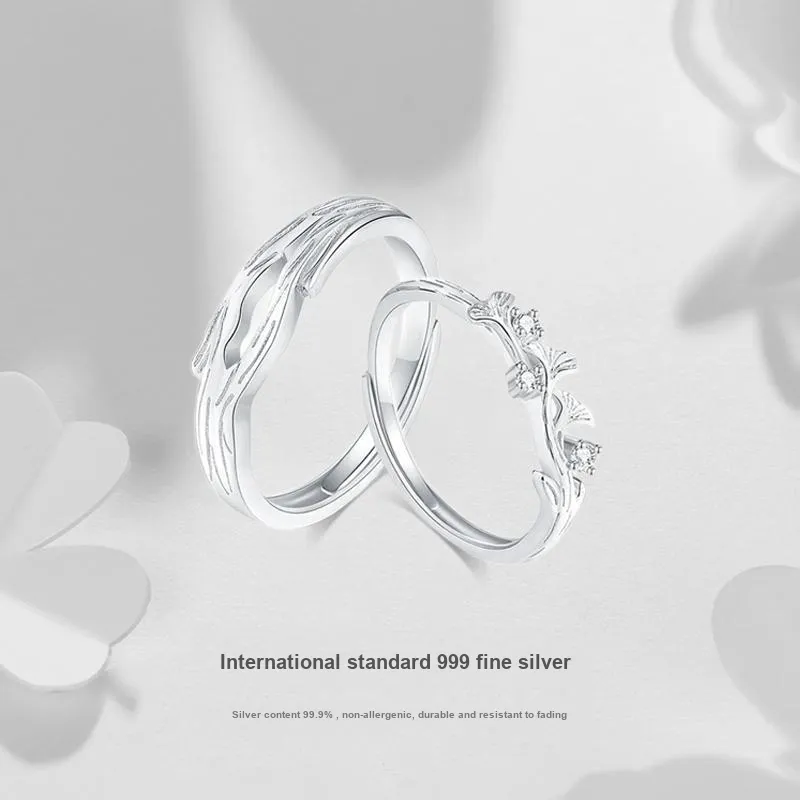 JUICY GRAPE S999 Fine Silver Rings Unisex-2