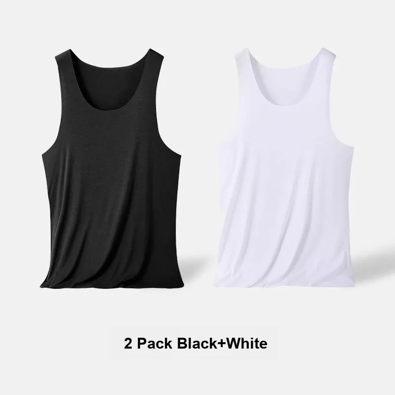 H YXIANG Tank Top Men's Combo Set-11