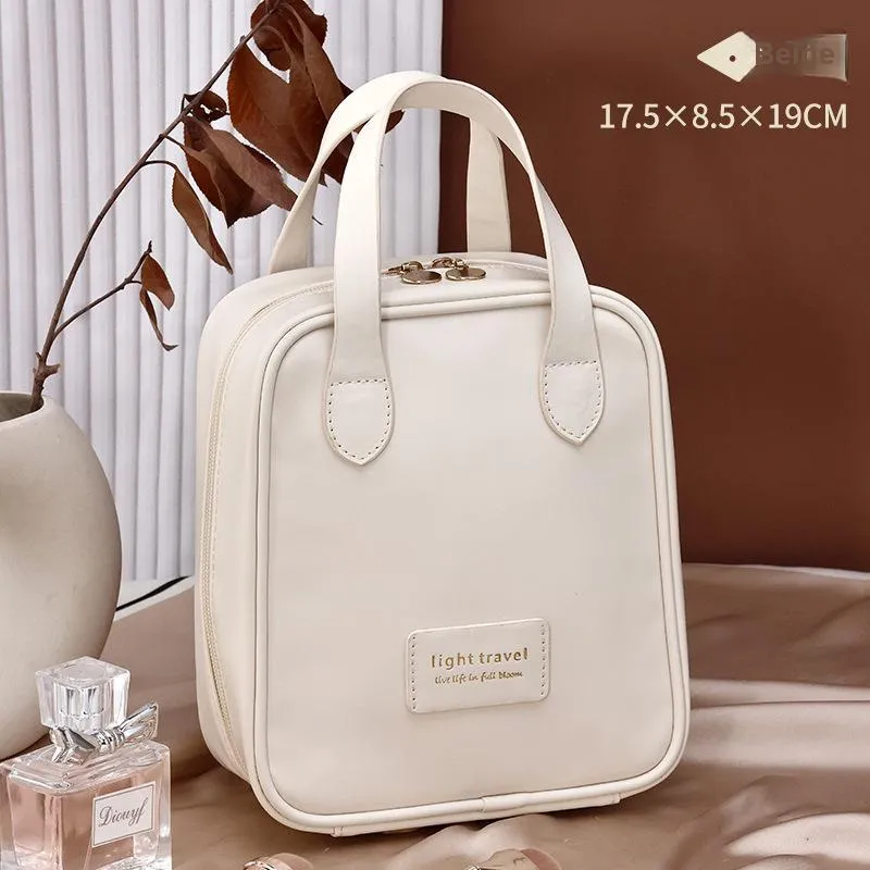 Love Of Wormwood Portable Minimalist Style Premium Feel Makeup Bags-3