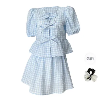 TUSHIFEI Two Piece Skirt Sets Women's