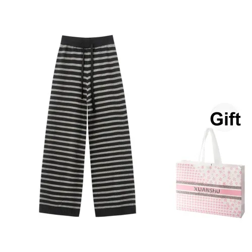XUANSHU Повседневные брюки Женские Черные