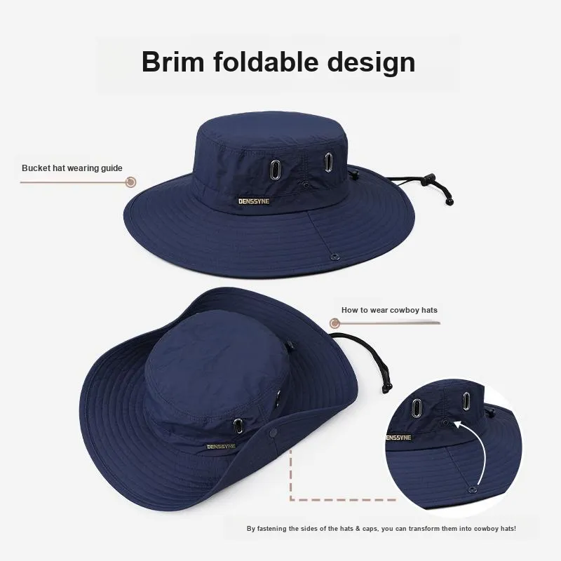 DENSSYNE Polyester Bucket Hats Men's-7