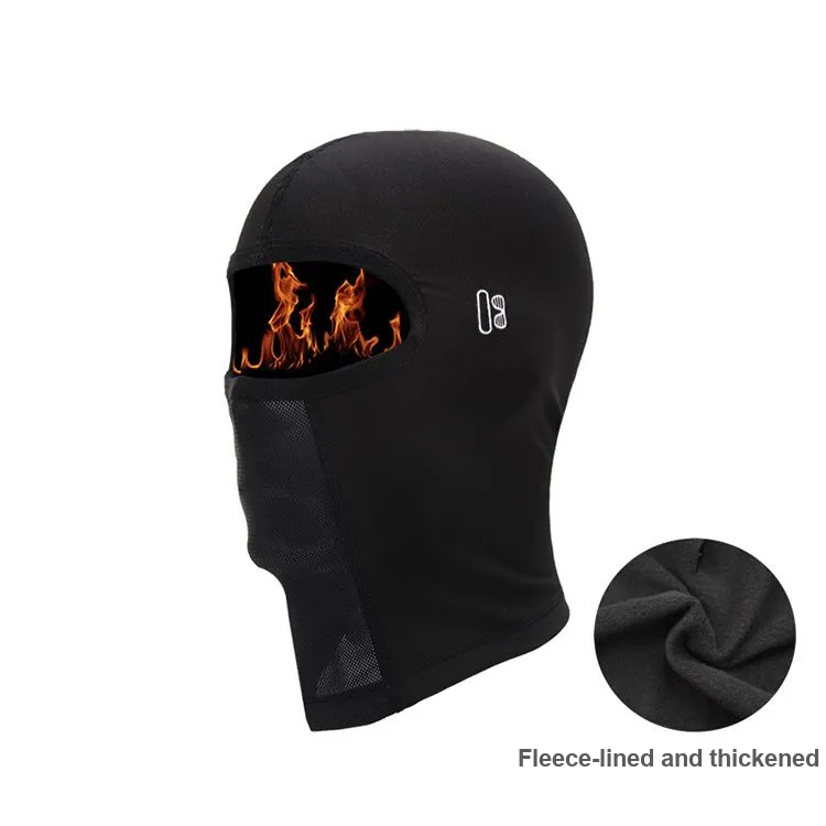 UMA Riding Equipment Pullover Face Masks Unisex Stretch Velvet+Plastic PVC-5