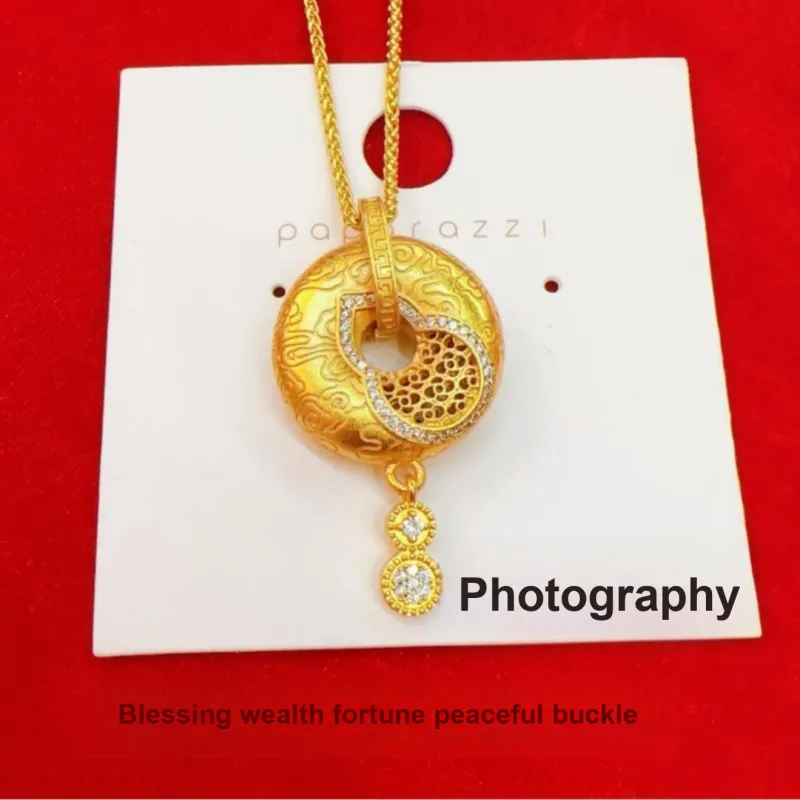 Imono Gold Plated Copper Necklaces Women's-2
