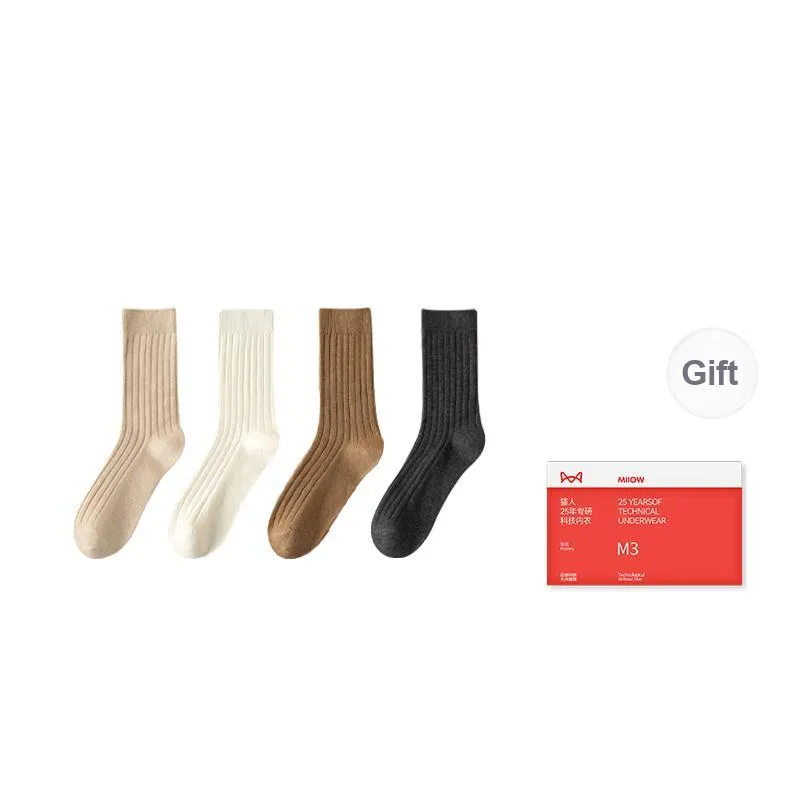 MIIOW Trend Party Series Mid Calf Socks Women's Combo Set-18