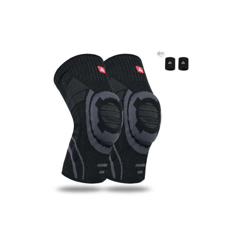 PEAK Basketball Unisex Polyester Elastane Silicone Knee Pads-2