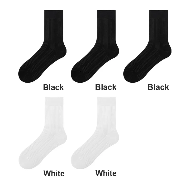 H YXIANG Mid Calf Socks Women's Combo Set-25