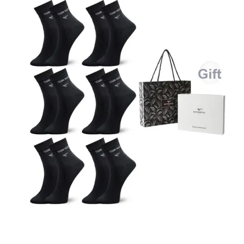 SEPTWOLVES Носки Crew Мужские упаковка из 6 пар в подарочной коробке