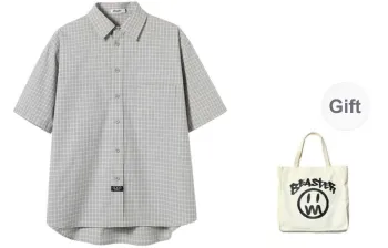 BEASTER Shirt Unisex Green Plaid