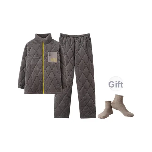 Maultiay Пижамный комплект Осенний и Зимний Мужской