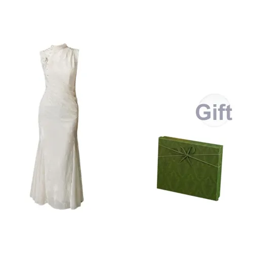 DITB Экрю Женские Ципао