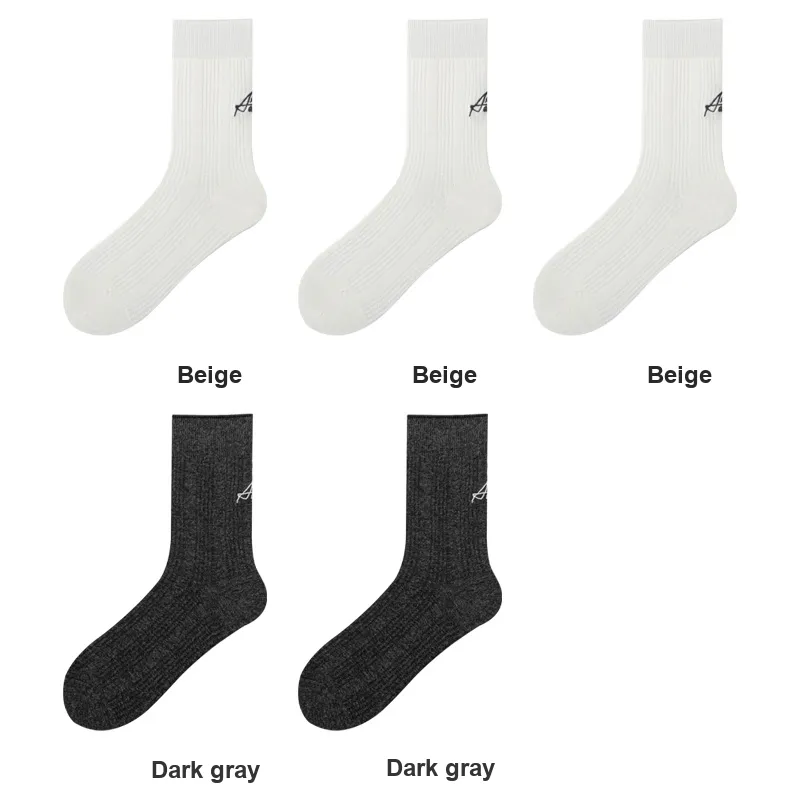 H YXIANG Mid Calf Socks Women's Combo Set-31