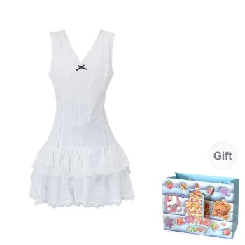 TWOPLUMGIRLS Sleeveless Dress Women's White
