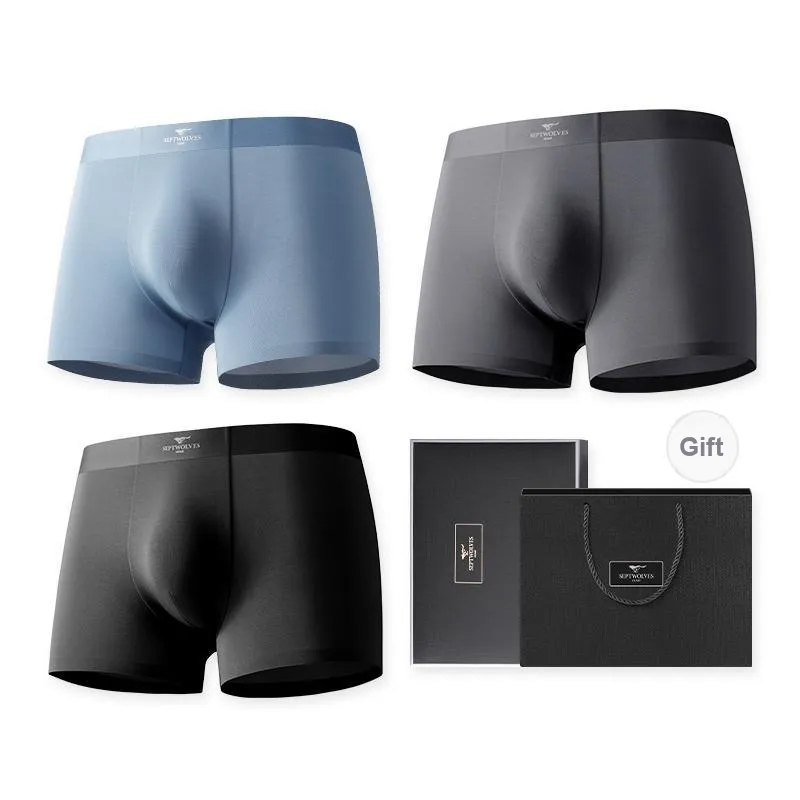 SEPTWOLVES Underpants Men's Box 3 Pack Mixed Color-0