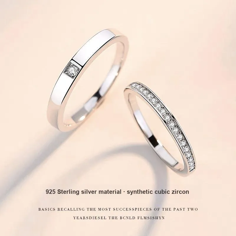 LAA 925 Sterling Silver Rings Unisex-3