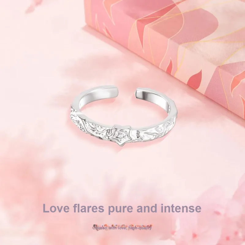 NUSQ Sterling Silver Rings Women's-2