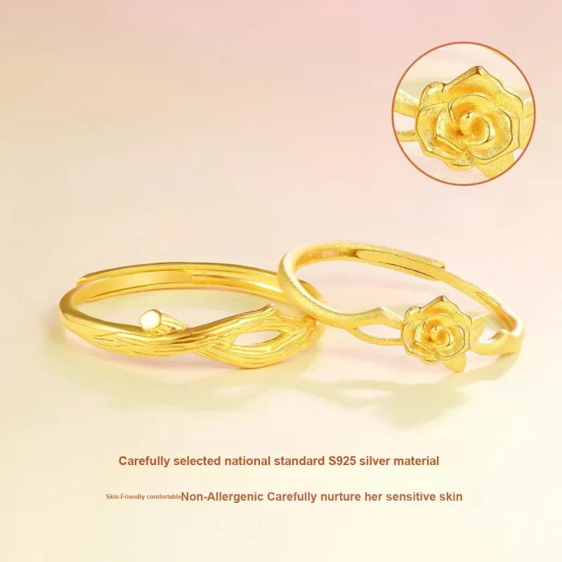 KOREET 925 Sterling Silver Rings Unisex-5