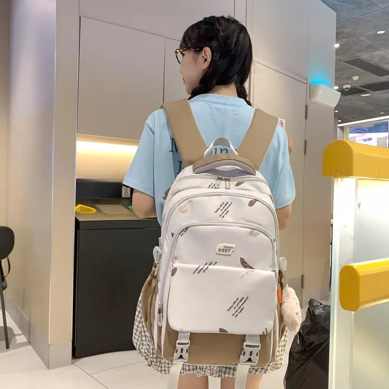 FAMAN Nylon Backpack Women's Multicolor-4