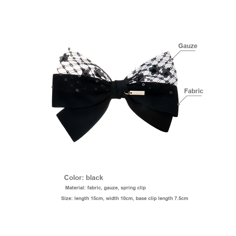 Yiru Fabric Horizontal Clip Headband Hair Clip Hair Accessory Headwear Accessories Women's-7