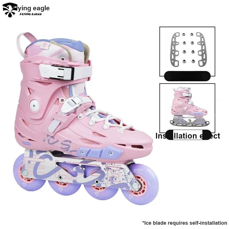 FLYING EAGLE Inline Skates Stylized Street Riding FSK Women's Pink Purple-1