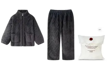 WANANNI Pajama Set Men's Shopping Bag Black