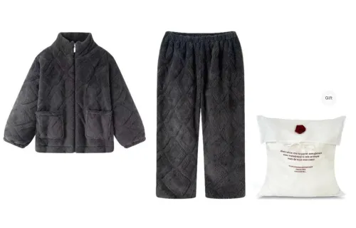 WANANNI Pajama Set Men's Shopping Bag Black