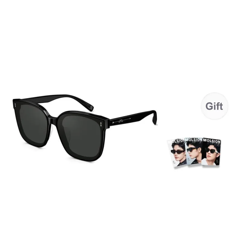 MOLSION Plate Frame Square Sunglasses Unisex-0