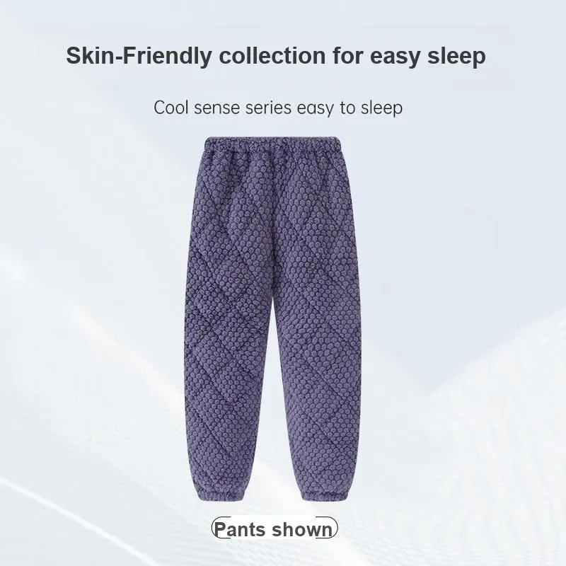 OUSHIBO Pajama Pants Women's Image Color-1