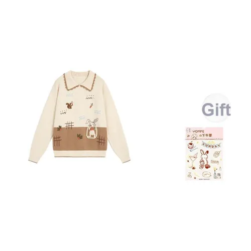 ZIHAN Бежевый Золото Женский Трикотаж