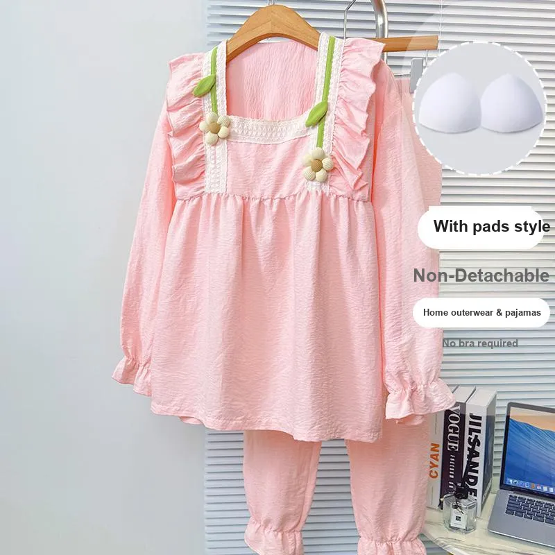 Sleeping Beauty Pajama Set Women's Pink-3