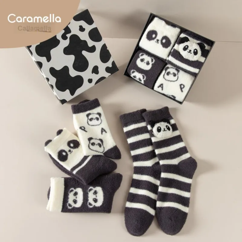 Caramella Mid-Calf Socks Women's Box 4-Pack-9