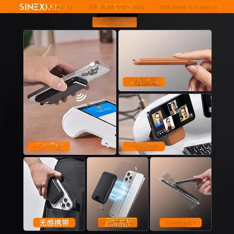SINEX Bracket Magnetic All Compatibility IPhone 24, New Arrival Card Holder-14