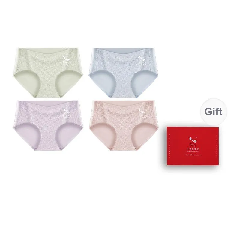 RED DRAGONFLY Underpants Women's Box 4 Pack-12