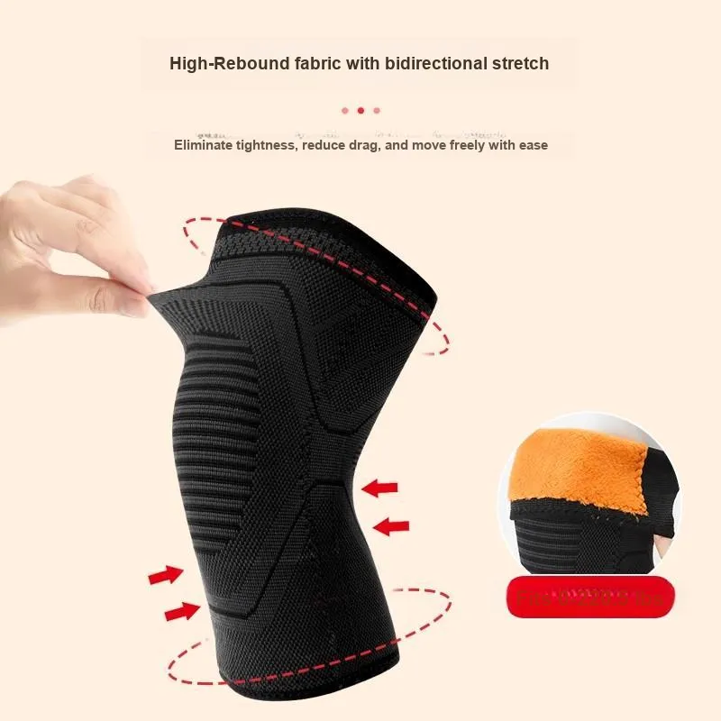 NAILEKESI Knee Pads Motorcycle Bike Unisex Cotton Elastane Blend 2 Pack-10