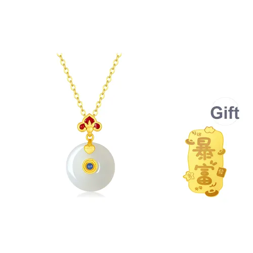 CHAOHONGJI Natural Chalcedony Necklaces Women's