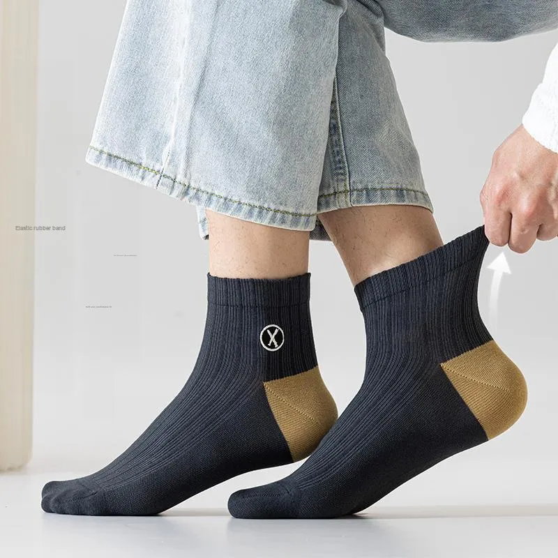 Cotton Gene Mid-Calf Socks Men's 7 Pack-23