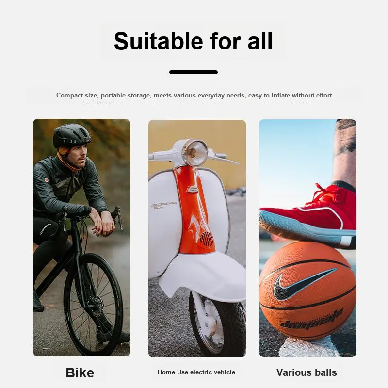 JIISO Bicycle Balls Electric Pump-11