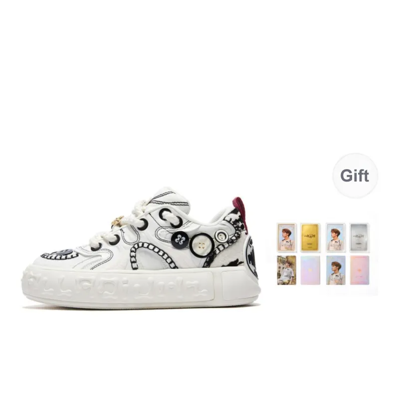 Palladium Abrasion Resistant Slip Resistant Low Top Skateboard Shoes Unisex-9