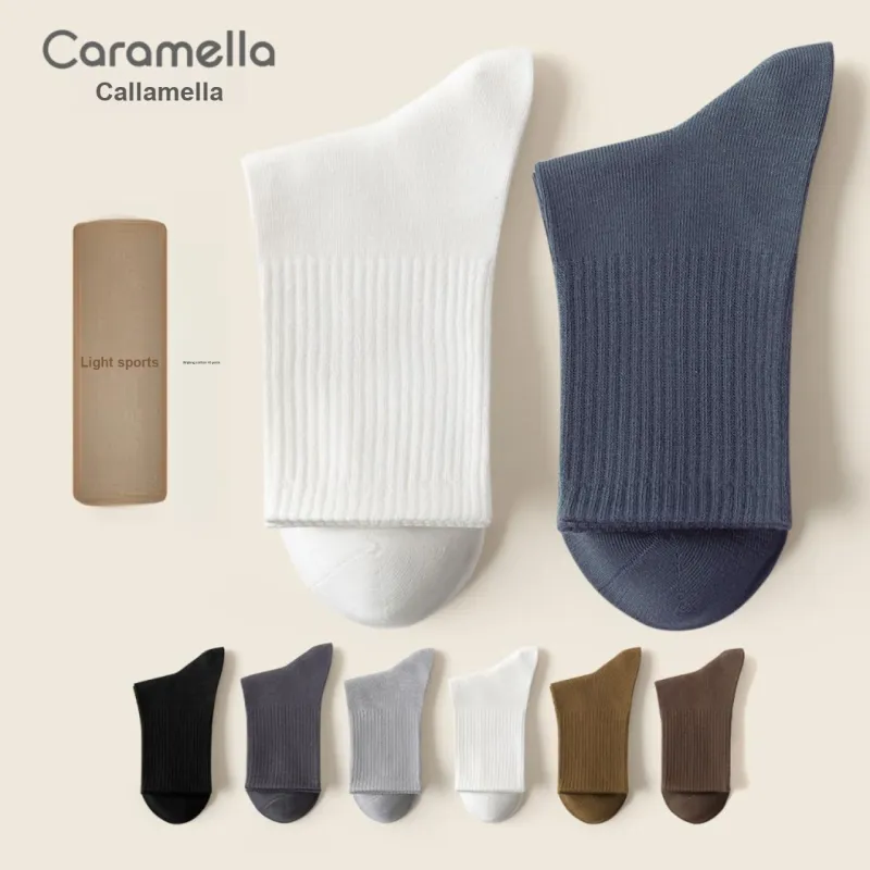 Caramella Mid-Calf Socks Unisex 6 Pack-3