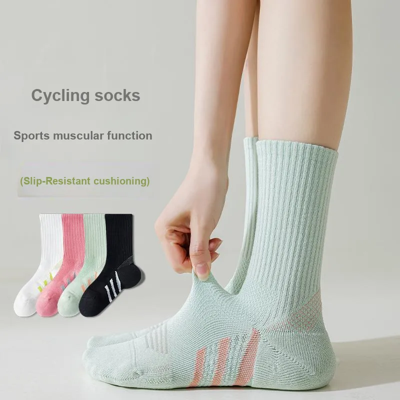 MIIOW Mid Calf Socks Women's 2 Pack-1