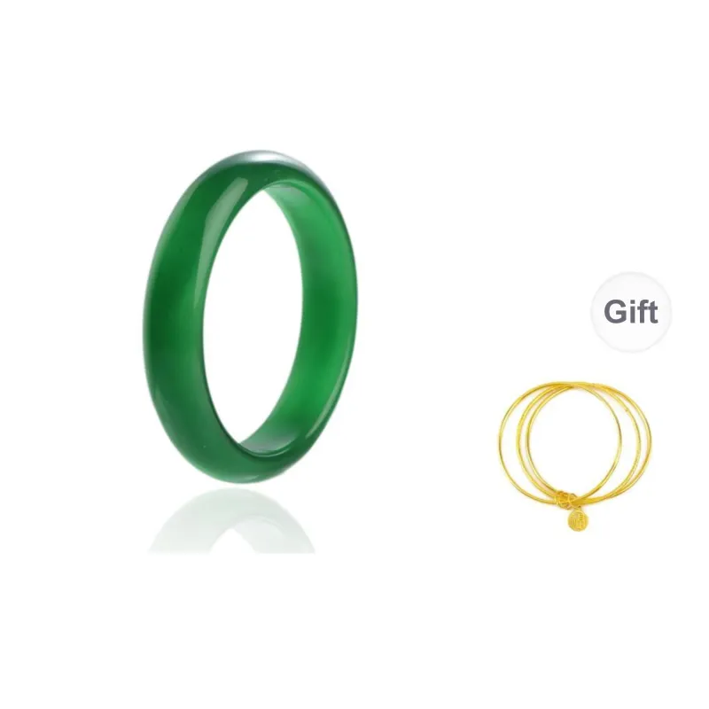 ZHUOJIN Glass Cat Eye Bangles Women's-0
