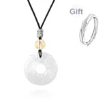 Money Rabbit Endless [Rabbit] White Chalcedony