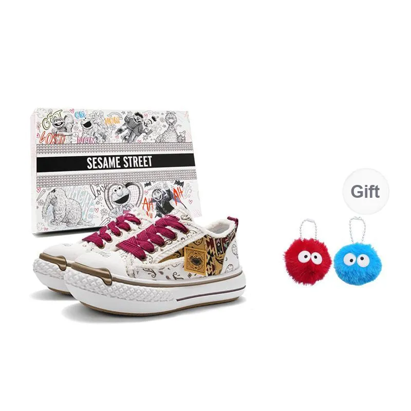 SESAME STREET Platform Canvas Shoes Unisex-33