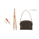 LV Vegetable Tanned Leather 1.8cm Width Adjustment 100-122cm (Includes Modified Accessories)