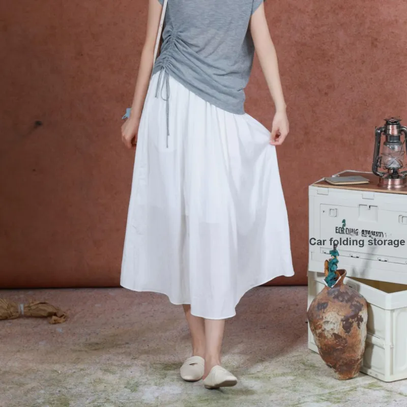 SETIROM Casual Long Skirt Women's-4
