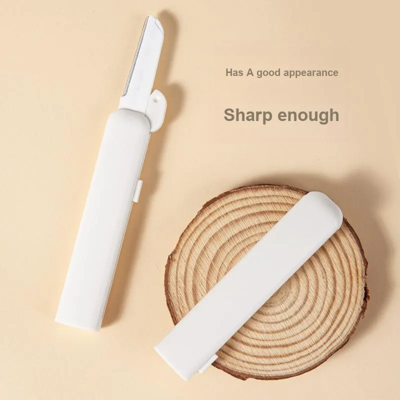 JIAOXUEFEI Rhombus Exquisite Retractable Eyebrow Razor Shaving Blade Perfect For Beginners Cosmetologists Portable-1