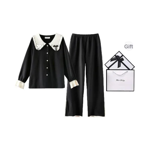 Q'NIANMA Пижамная Подарочная Коробка Женская Афинская Черная